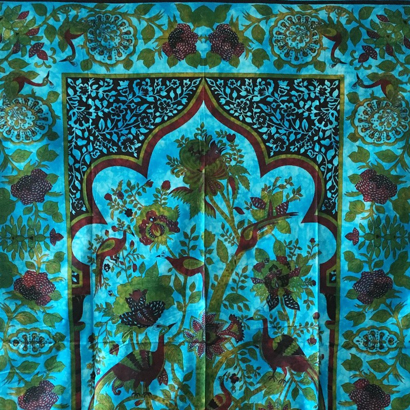Tapestry - Temple Tree of Life (Turquoise)