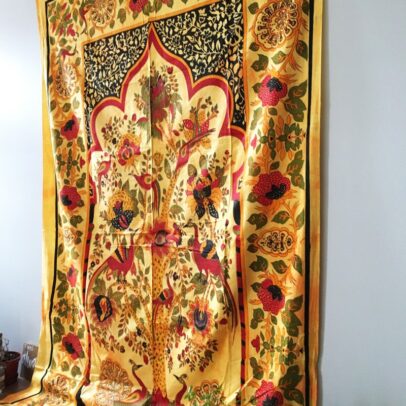 Tapestry - Temple Tree of Life (Yellow)