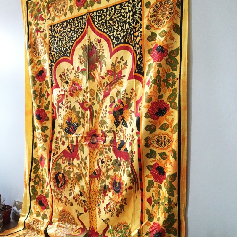 Tapestry - Temple Tree of Life (Yellow)