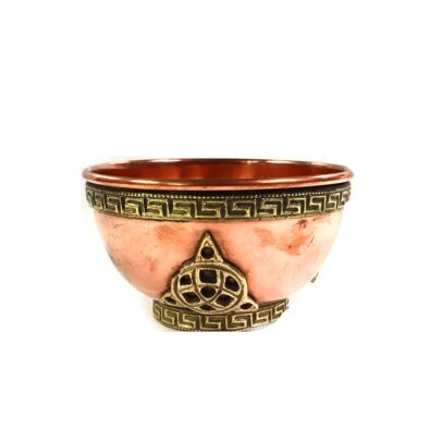 Triquetra - Copper & Brass Incense Bowl