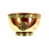 Pentacle - Small Copper & Brass Incense Bowl