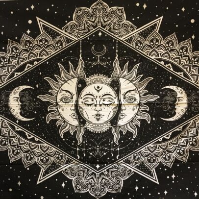 Tapestry - Triple Goddess Sun & Moon