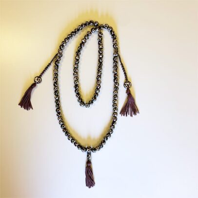 Tibetan Mala - Bone Ohm
