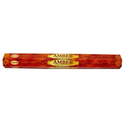 Amber- HEM 20 Sticks Incense