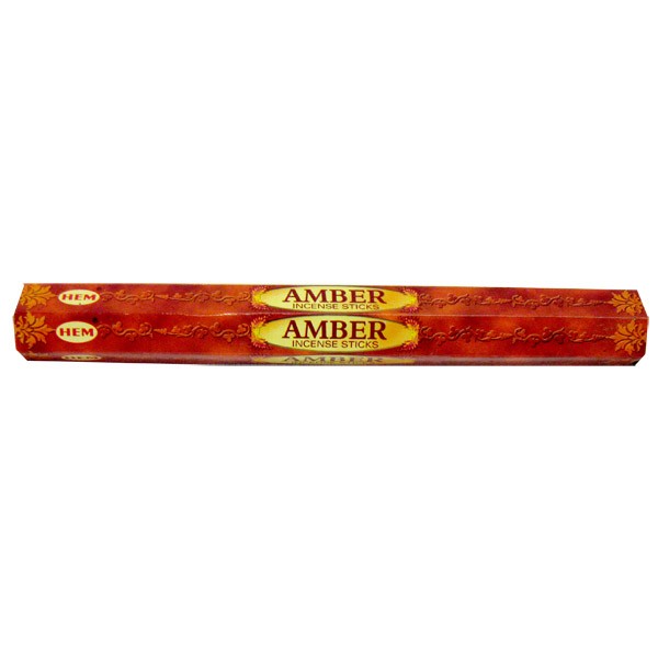 Amber- HEM 20 Sticks Incense